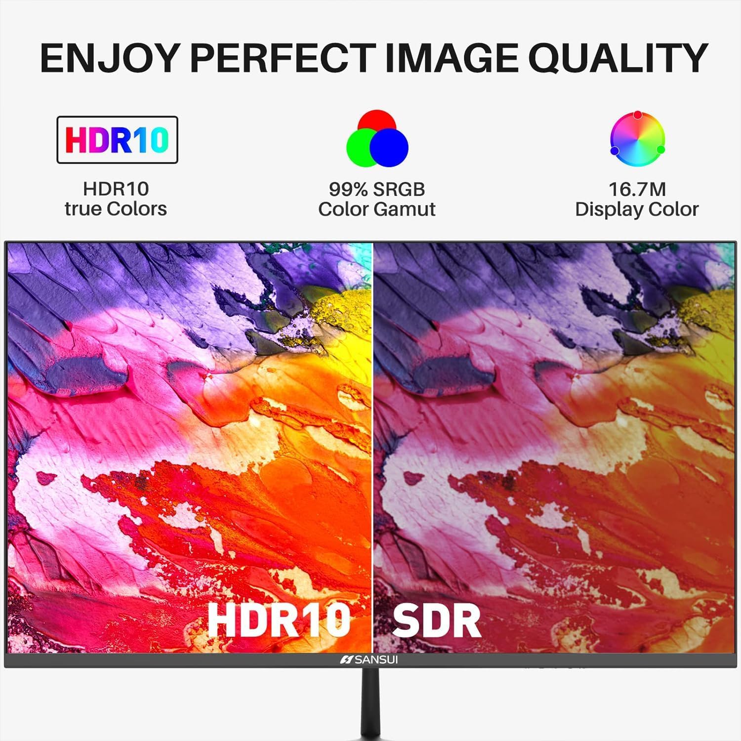 ★shino0303★ Amazon.com: SANSUI 27 inch WQHD 200Hz 180Hz Gaming Monitor